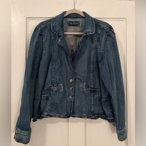 Maurice’s  Distressed Blue Denim Jacket